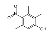 2,3,5-trimethyl-4-nitrophenol structure