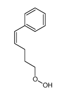 5-phenylpent-4-enyl-1-hydroperoxide结构式