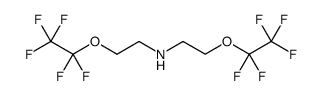 Ethanamine, 2-(1,1,2,2,2-pentafluoroethoxy)-N-[2-(1,1,2,2,2-pentafluoroethoxy)ethyl]- Structure