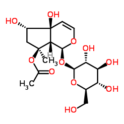 6-表-8-O-乙酰基哈帕甙结构式