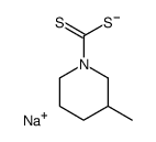 sodium 3-methylpiperidine-1-carbodithioate Structure