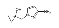 1-(3-amino-pyrazol-1-ylmethyl)-cyclopropanol Structure