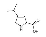 3-Pyrroline-2-carboxylicacid,4-isopropyl-(6CI)结构式