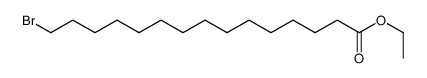 Ethyl 15-bromopentadecanoate structure