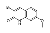 3-bromo-7-methoxyquinolin-2-ol Structure