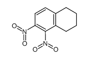 5,6-dinitro-1,2,3,4-tetrahydro-naphthalene Structure