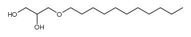 1-O-undecyl glycerol结构式