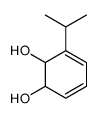 3-propan-2-ylcyclohexa-3,5-diene-1,2-diol结构式