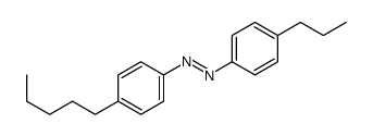 (4-pentylphenyl)-(4-propylphenyl)diazene结构式