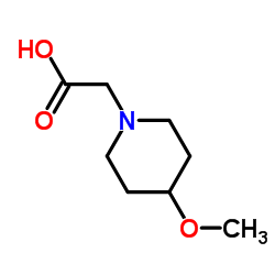 (4-Methoxy-1-piperidinyl)acetic acid结构式