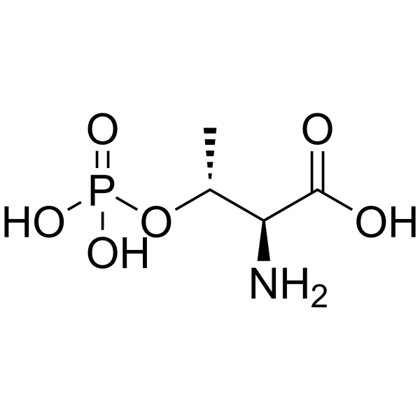 threoninium dihydrogen phosphate Structure