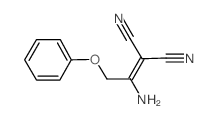 2-(1-AMINO-2-PHENOXYETHYLIDENE)MALONONITRILE structure