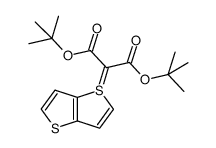 di-tert-butyl 2-(1λ4-thieno[3,2-b]thiophen-1-ylidene)malonate Structure