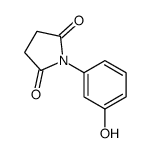 1-(3-羟基苯基)吡咯烷-2,5-二酮结构式