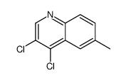 3,4-Dichloro-6-methylquinoline Structure