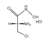 (S)-2-amino-3-chloro-N-hydroxypropanamide hydrochloride结构式