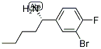 (1S)-1-(3-BROMO-4-FLUOROPHENYL)PENTYLAMINE Structure