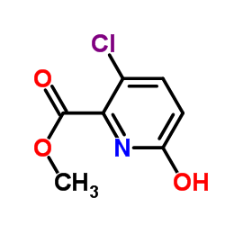 3-氯-6-氧代-1,6-二氢吡啶-2-羧酸甲酯结构式