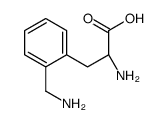 (R)-2-AMINO-3-(2-(AMINOMETHYL)PHENYL)PROPANOIC ACID Structure