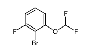 2-Bromo-1-(difluoromethoxy)-3-fluorobenzene structure