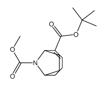 5-O-tert-butyl 9-O-methyl 9-azabicyclo[4.2.1]non-4-ene-5,9-dicarboxylate Structure