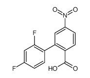 2-(2,4-difluorophenyl)-4-nitrobenzoic acid结构式