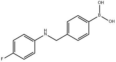 4-(4-Aminophenyl) fluoromethyl boronic acid structure