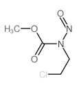 METHYL-N-(β-CHLOROETHYL)-N-NITROSO-CARBAMATE Structure