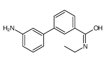 3-(3-aminophenyl)-N-ethylbenzamide结构式