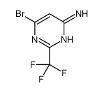 6-bromo-2-(trifluoromethyl)pyrimidin-4-amine Structure