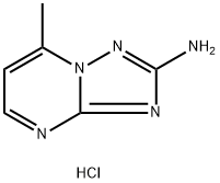 7-甲基[1,2,4]三唑并[1,5-A]嘧啶-2-胺盐酸盐结构式