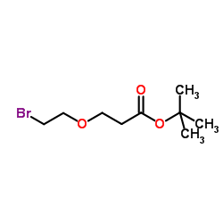 Bromo-PEG1-C2-Boc Structure