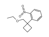 1-(1-(ethoxymethyl)cyclobutyl)-2-nitrobenzene Structure