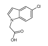 2-(5-chloroindol-1-yl)acetic acid Structure