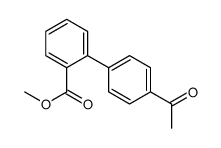 methyl 2-(4-acetylphenyl)benzoate结构式