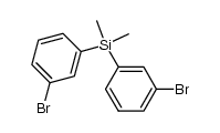 bis(3-bromophenyl)dimethylsilane Structure