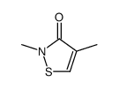 2,4-dimethyl-1,2-thiazol-3-one结构式