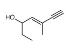 5-methylhept-4-en-6-yn-3-ol Structure