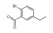 1-bromo-4-ethyl-2-nitro-benzene结构式