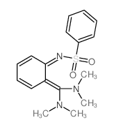 Benzenesulfonamide,N-[6-[bis(dimethylamino)methylene]-2,4-cyclohexadien-1-ylidene]-结构式