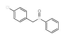 Benzene,1-chloro-4-[(phenylsulfinyl)methyl]- Structure