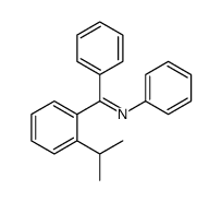 N-[[2-(1-Methylethyl)phenyl]phenylmethylene]benzenamine Structure