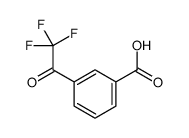 3-(2,2,2-TRIFLUOROACETYL)BENZOIC ACID结构式