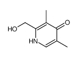 4(1H)-Pyridinone, 2-(hydroxymethyl)-3,5-dimethyl- (9CI)结构式