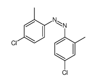 bis(4-chloro-2-methylphenyl)diazene Structure