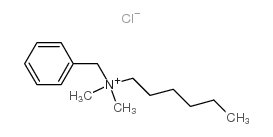 苄基二甲基己基氯化铵结构式