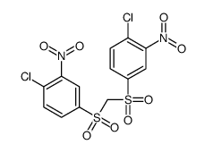 1-chloro-4-[(4-chloro-3-nitrophenyl)sulfonylmethylsulfonyl]-2-nitrobenzene Structure