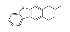 7,8,9,10-Tetrahydro-8-methylbenzo[b]naphtho[2,3-d]thiophene结构式