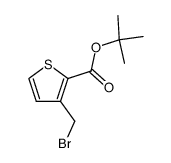 tert-butyl 3-bromomethylthiophene-2-carboxylate Structure