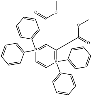 1,1,4,4-Tetrahydro-2,3-bis(methoxycarbonyl)-1,1,4,4-tetraphenyl-1,4-diphosphorin结构式